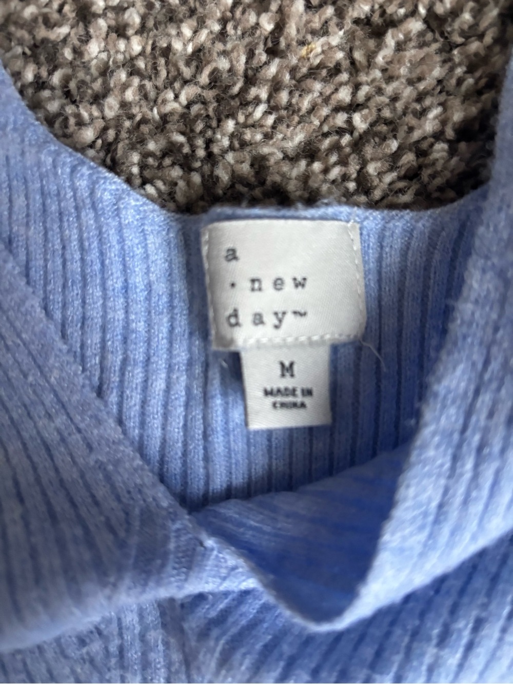 A New Day Sweater Tank w/ Matching Cardigan - Light Blue - Picture 2 of 3